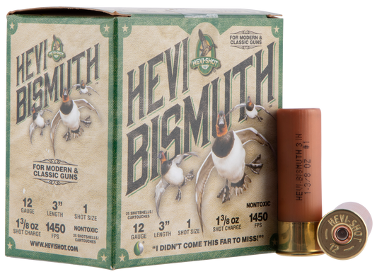 Hevishot Hevi-bismuth, Hevi Hs14001 Bismuth Wf   12 3in   1  13/8  25/10