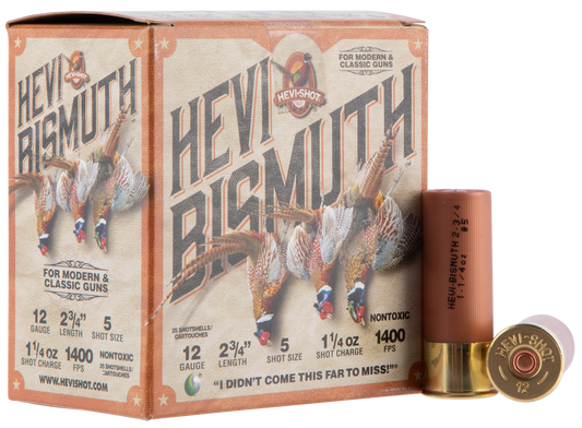 Hevishot Hevi-bismuth, Hevi Hs14715 Bismt Upland 12 2.75  5  11/4  25/10