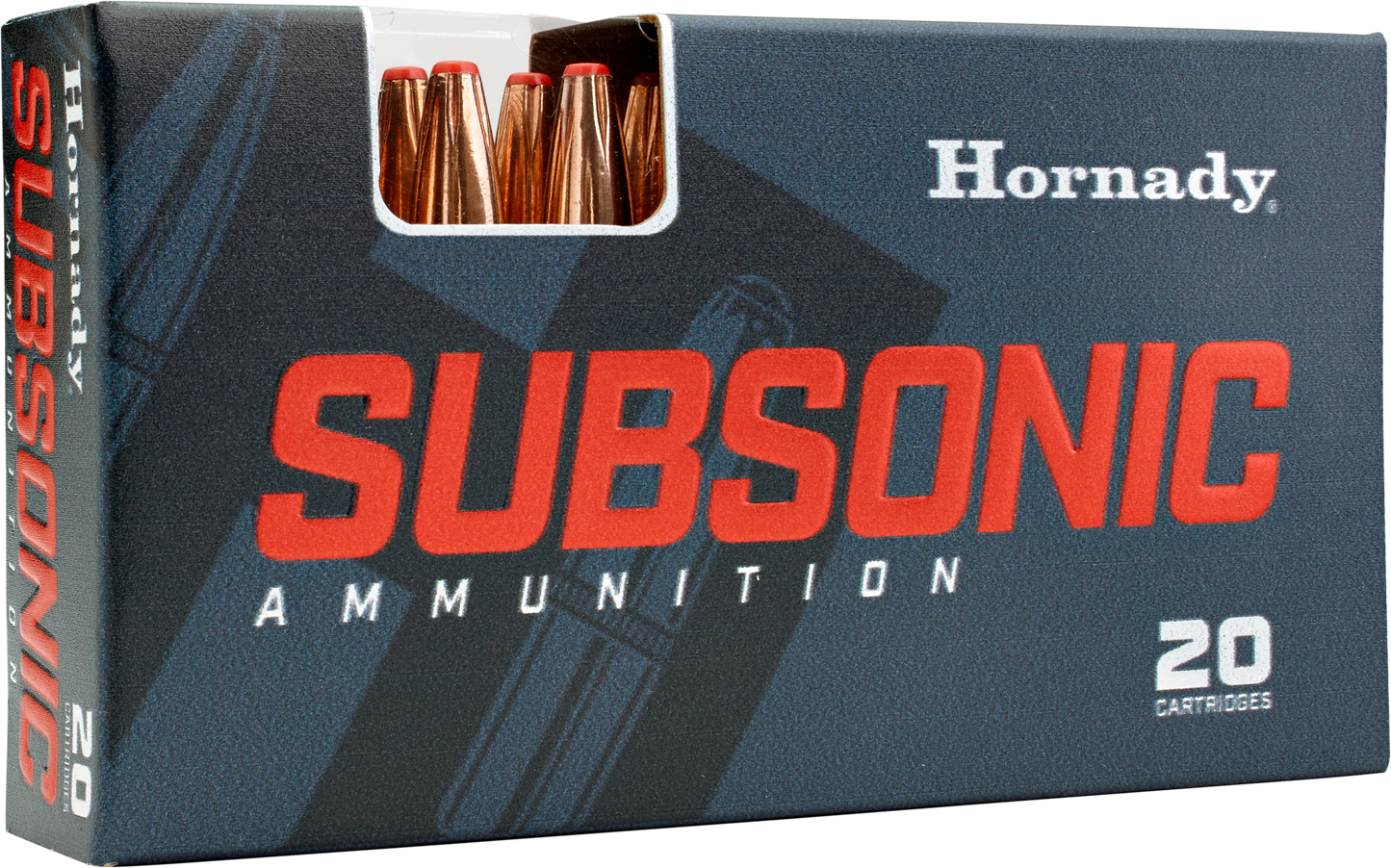 Hornady Subsonic, Horn 90287  Subsonic 9mm   147 Xtp           25/10