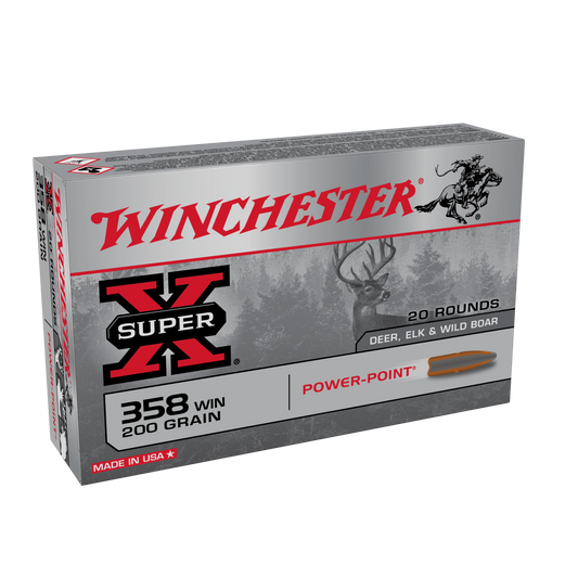 Winchester Ammo Super X, Win X3582         358    200pp               20/10