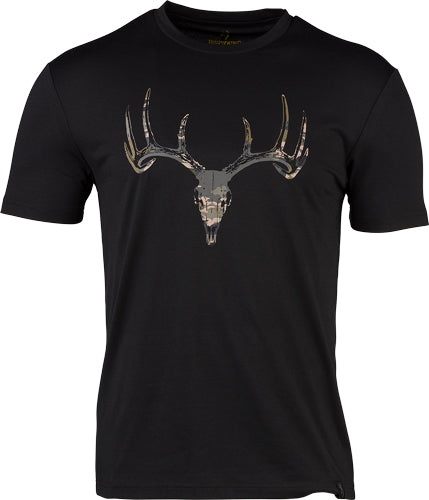 Browning Ss Perf Camp Shirt - Whitetail Logo Black Large*