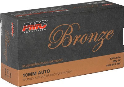 Pmc 10mm Auto 200gr Fmj-tc - 50rd 20bx/cs