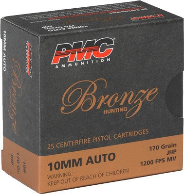 Pmc 10mm Auto 170gr Jhp - 25rd 20bx/cs