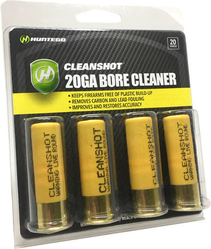 Cleanshot Shoot Through Gun - Bore Cleaner 20 Ga. 4-pack!