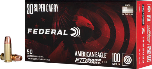 Federal Ae 30 Super Carry - 100gr Fmj 50rd 20bx/cs