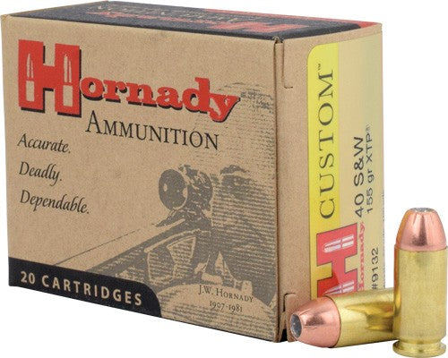 Hornady 40sw 155gr Xtp - 20rd 10bx/cs