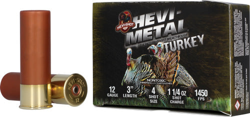 Hevi-shot Heavy Metal 12ga - 3" 1-1/4oz #45 5rd 10bx/cs