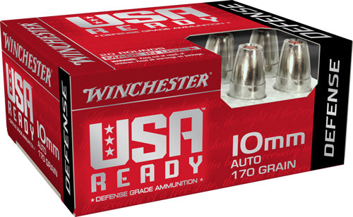 Winchester Usa Ready 10mm - 170gr Hex Vent Hp 20rd 10bx/cs