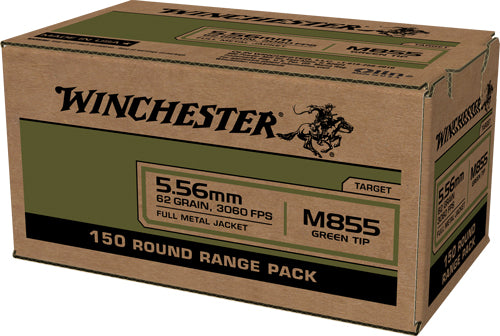 Winchester Usa 5.56x45 62gr - Green Tip 600rd Case Lot