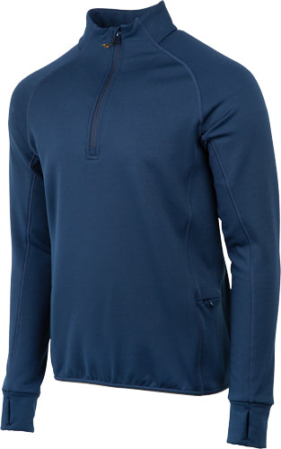 Beretta Ls Stretch Tech 1/2 - Zip Fleece Large Blue Eclipse