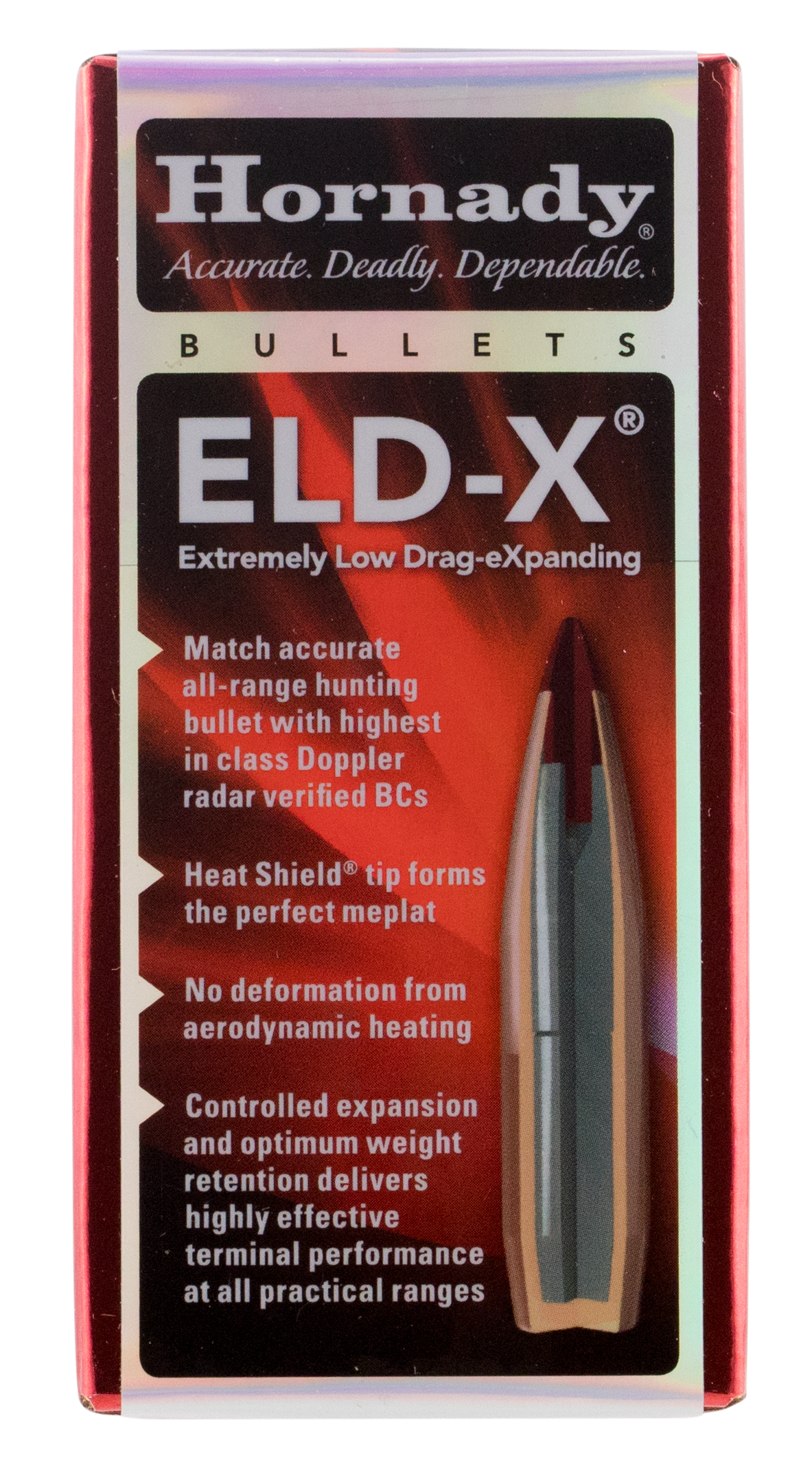 Hornady Eld-x, Horn 2841   Bull .284 175 Eld-x             100/15