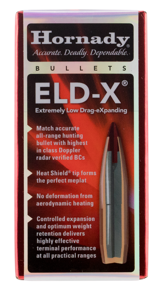 Hornady Eld-x, Horn 2841   Bull .284 175 Eld-x             100/15