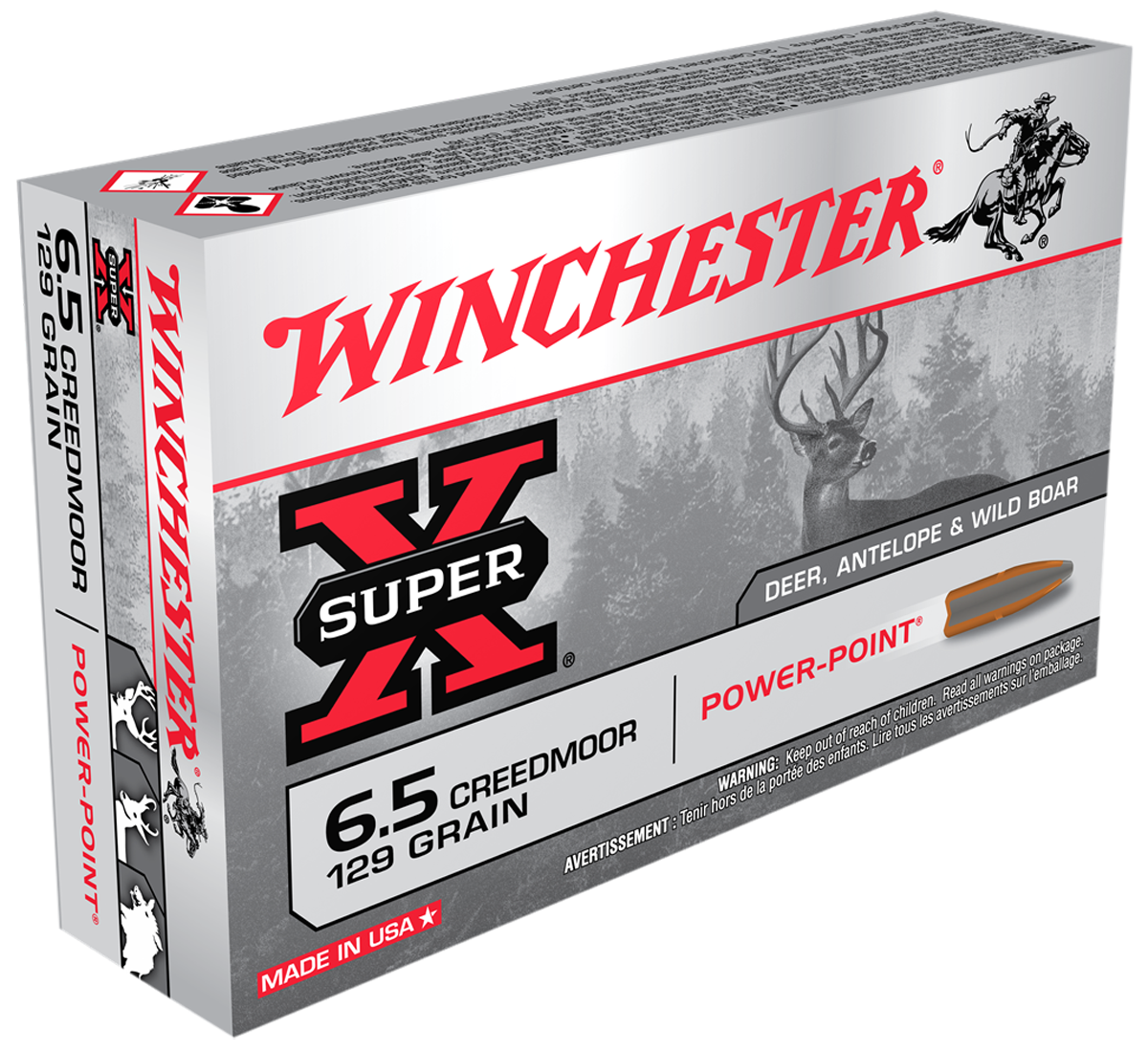 Winchester Ammo Super X, Win X651          6.5crd 129                 20/10