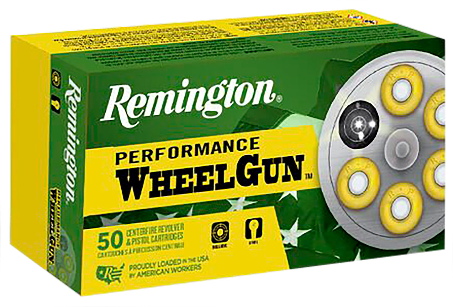 Remington Ammunition Performance Wheelgun, Rem 22223 Rpw357m5 Wheelgun 357    158swc    50-10