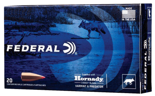 Federal Varmint & Predator, Fed V223vm53       223      53 Horn Vmx      20-10