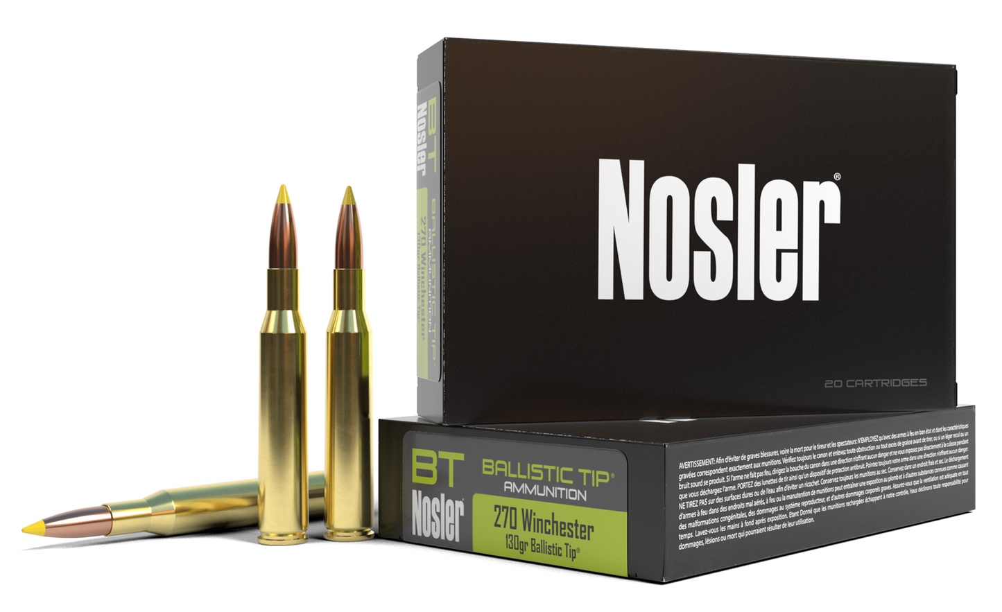 Nosler Ballistic Tip, Nos 40062 Blstc  270      130 Bt             20/10