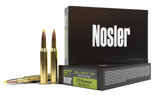 Nosler Ballistic Tip, Nos 40062 Blstc  270      130 Bt             20/10