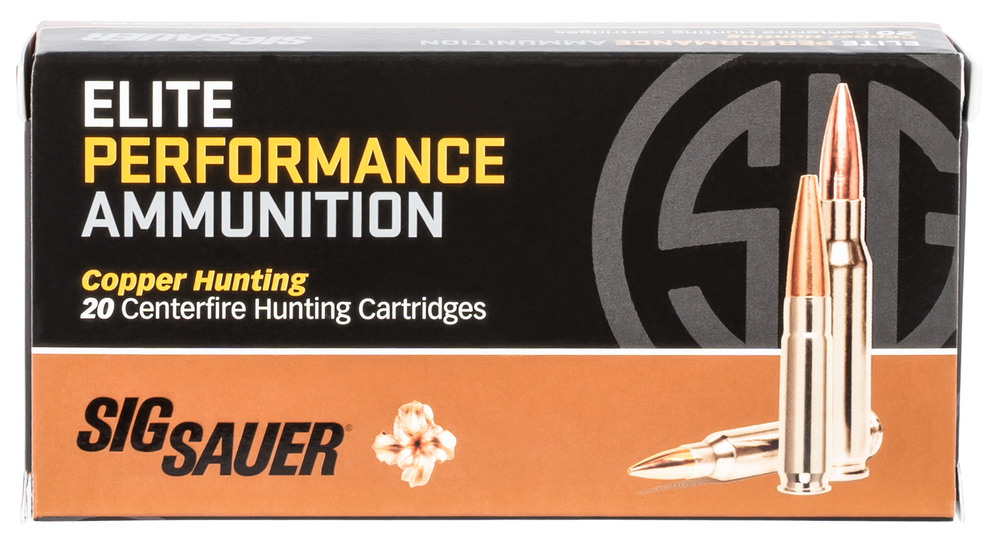 Sig Sauer Elite Copper Hunting, Sig E243h1-20    243       80 Elite Hnt      20/10