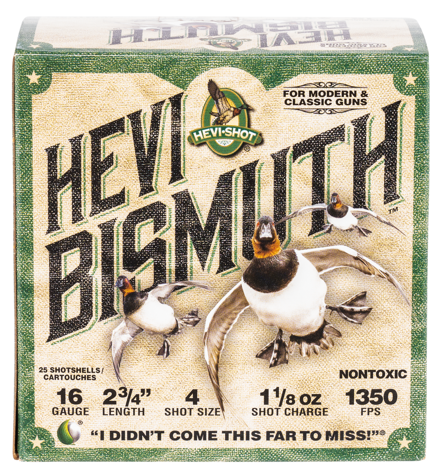 Hevishot Hevi-bismuth, Hevi Hs16704 Bismuth Wf   16 2.75  4  11/8  25/10