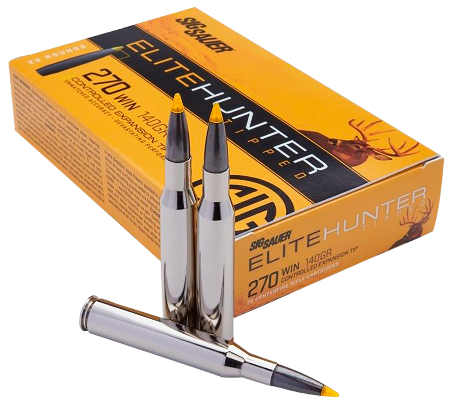 Sig Sauer Elite Hunter Tipped, Sig E270th2-20   270      140 Elite Hnt      20/10