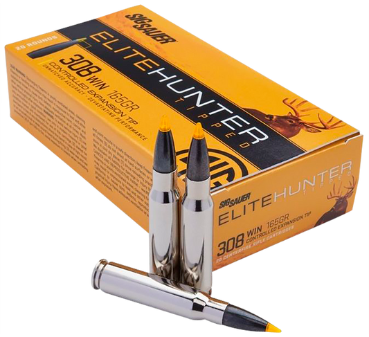 Sig Sauer Elite Hunter Tipped, Sig E308th2-20   308      165 Elite Hnt      20/10