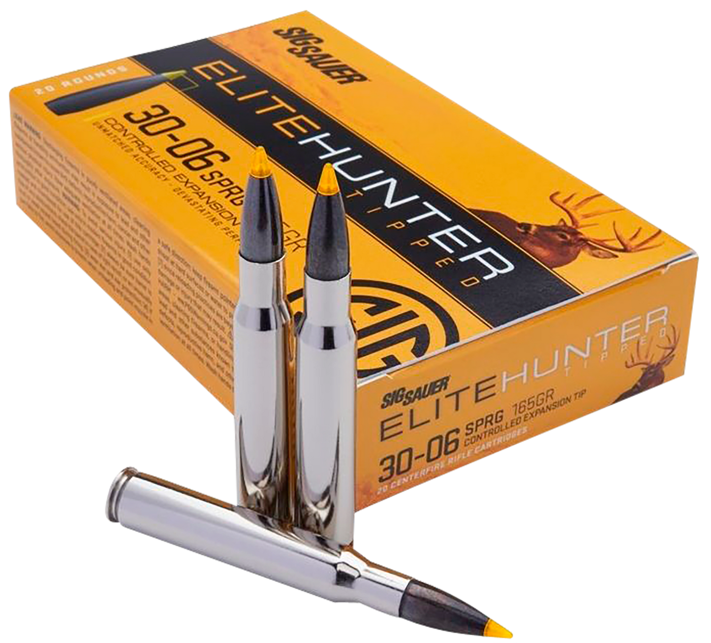 Sig Sauer Elite Hunter Tipped, Sig E3006th2-20  3006     165 Elite Hnt      20/10