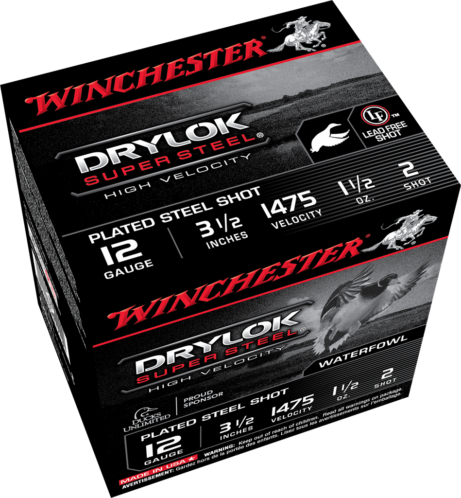 Winchester Ammo Drylock Super Steel, Win Ssh12lh2   Supreme Hv    Stl 1 1/2 3in   25/10