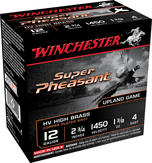 Winchester Ammo Super Pheasant, Win X12phv4 Sup Phsnt 1 3/8                  25/10