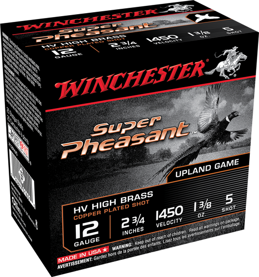 Winchester Ammo Super Pheasant, Win X12phv5 Sup Phsnt 1 3-8                  25-10