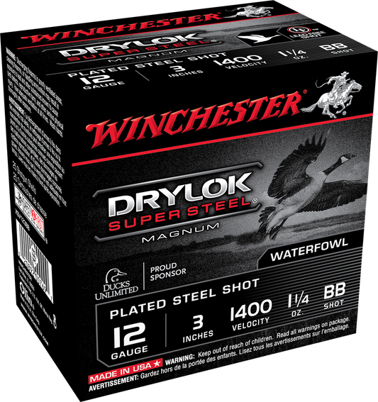 Winchester Ammo Drylock Super Steel, Win Xsv123bb   3mag    11/4  Stl             25/10