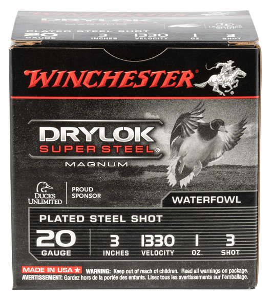 Winchester Ammo Drylock Super Steel, Win Xsm2033    3mag     1oz  Stl             25/10