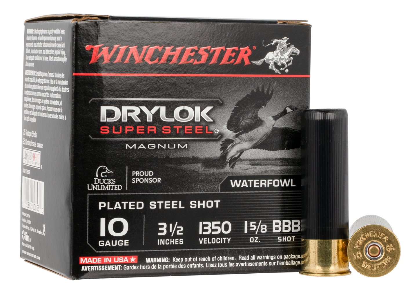 Winchester Ammo Drylock Super Steel, Win Xsc10bbb   Plated    3.5 Stl             25/10