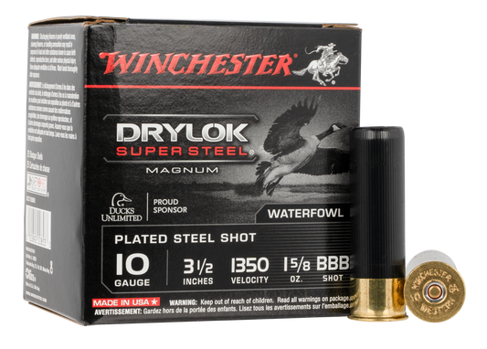 Winchester Ammo Drylock Super Steel, Win Xsc10bbb   Plated    3.5 Stl             25/10