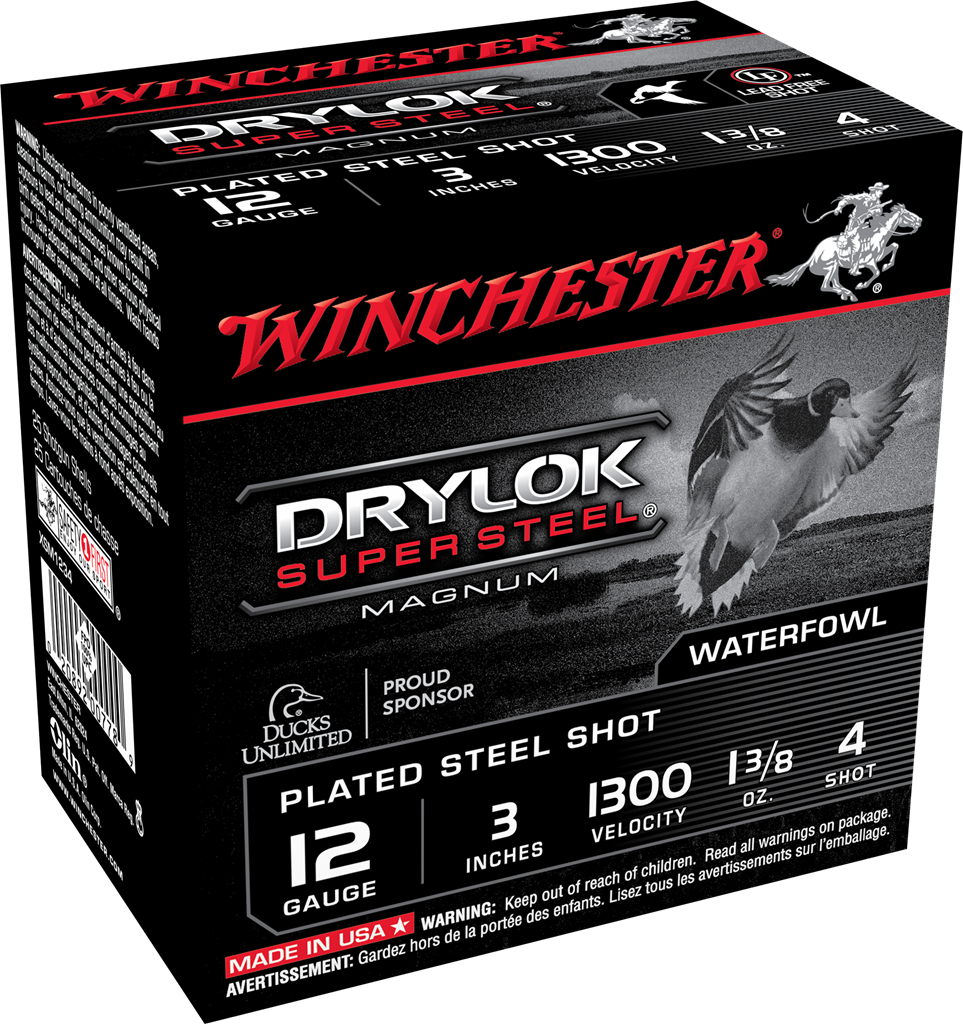 Winchester Ammo Drylock Super Steel, Win Xsm1234    3mag    13/8  Stl             25/10