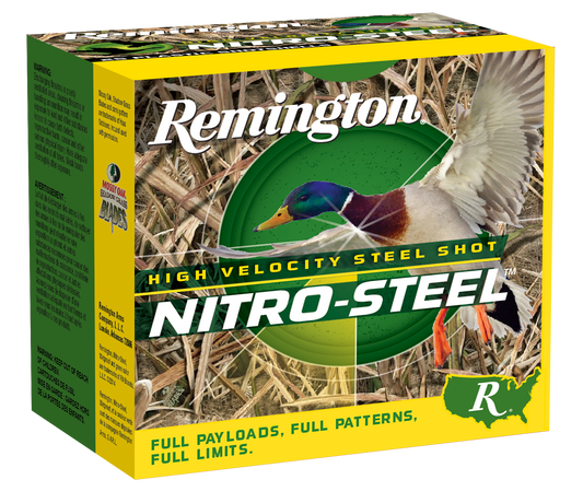 Remington Ammunition Nitro Steel, Rem 20798 Ns12m2      12         2 Stl       25/10