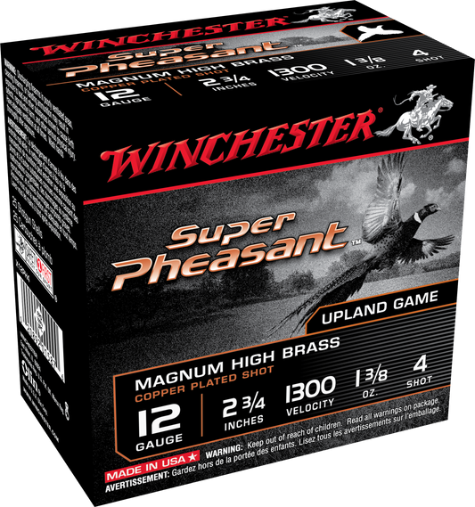 Winchester Ammo Super Pheasant, Win X12ph4  Sup Phsnt 1 3/8                  25/10