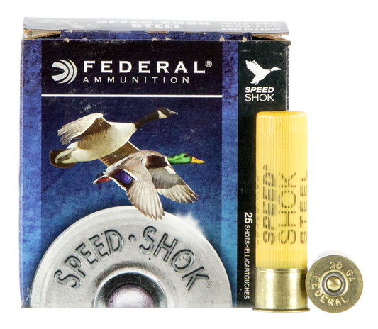 Federal Speed-shok, Fed Wf2092        Spdshk 20 3in  7/8 Stl     25/10