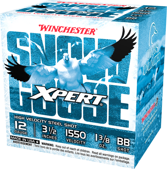 Winchester Ammo Xpert Steel Snow Goose, Win Wxs12lbb   Xpert Snow Goose  1 3/8 3.5   25/10