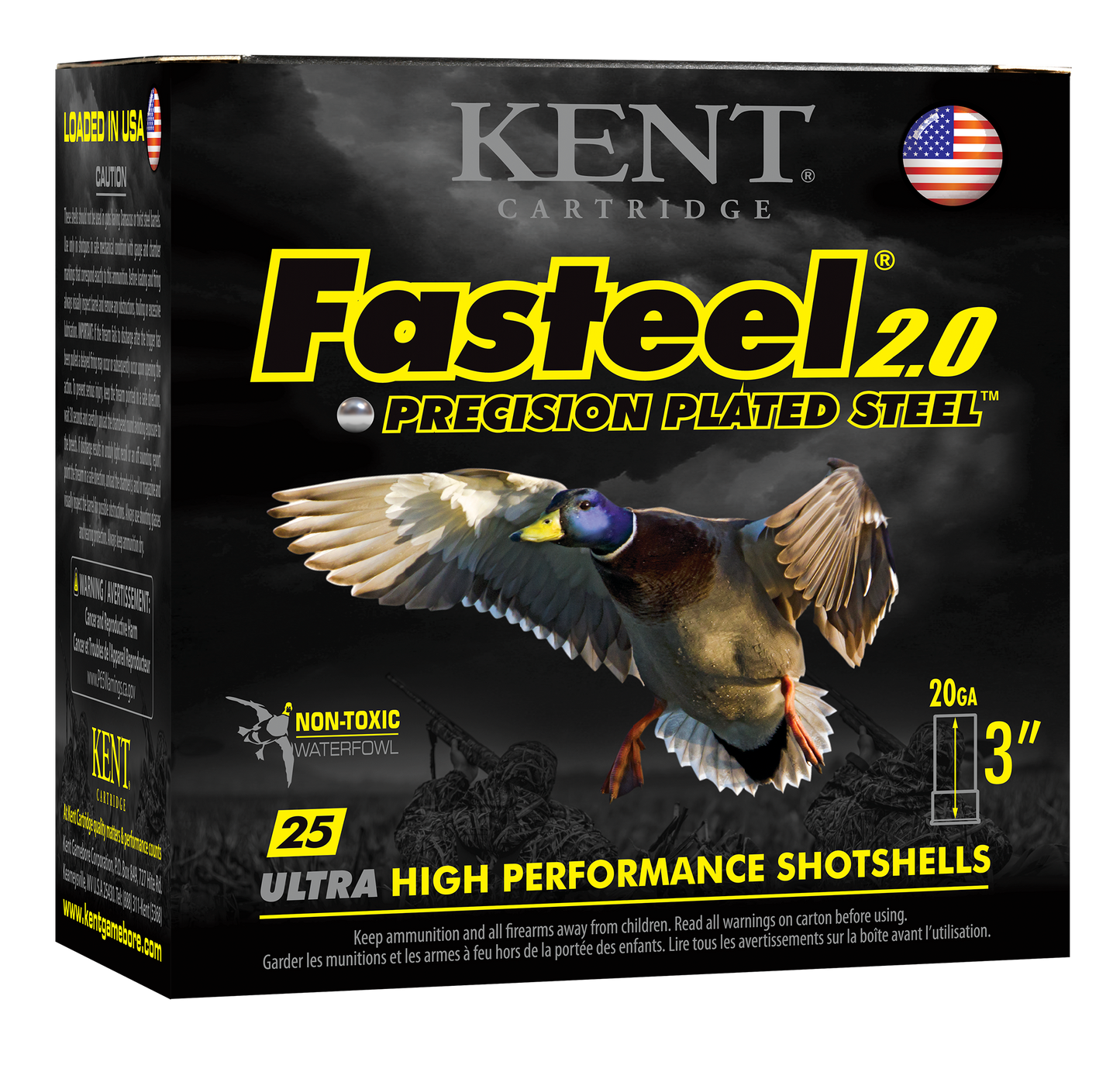 Kent Cartridge Fasteel 2.0, Kent K203fs243    3in 7-8    Faststl 2.0     25-10