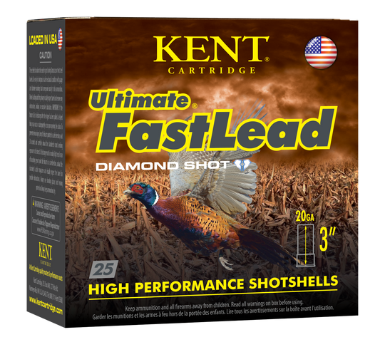 Kent Cartridge Ultimate Fast Lead, Kent K203ufl365   3in  11/4 Ult Fast Ld      25/10