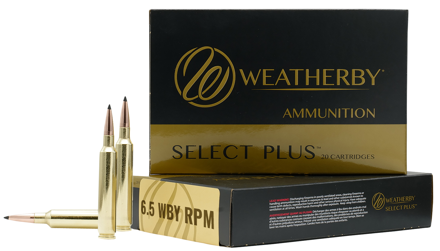 Weatherby Select Plus, Wthby B65rpm127lrx 6.5wby Rpm 127 Barnes Lrx 20/10