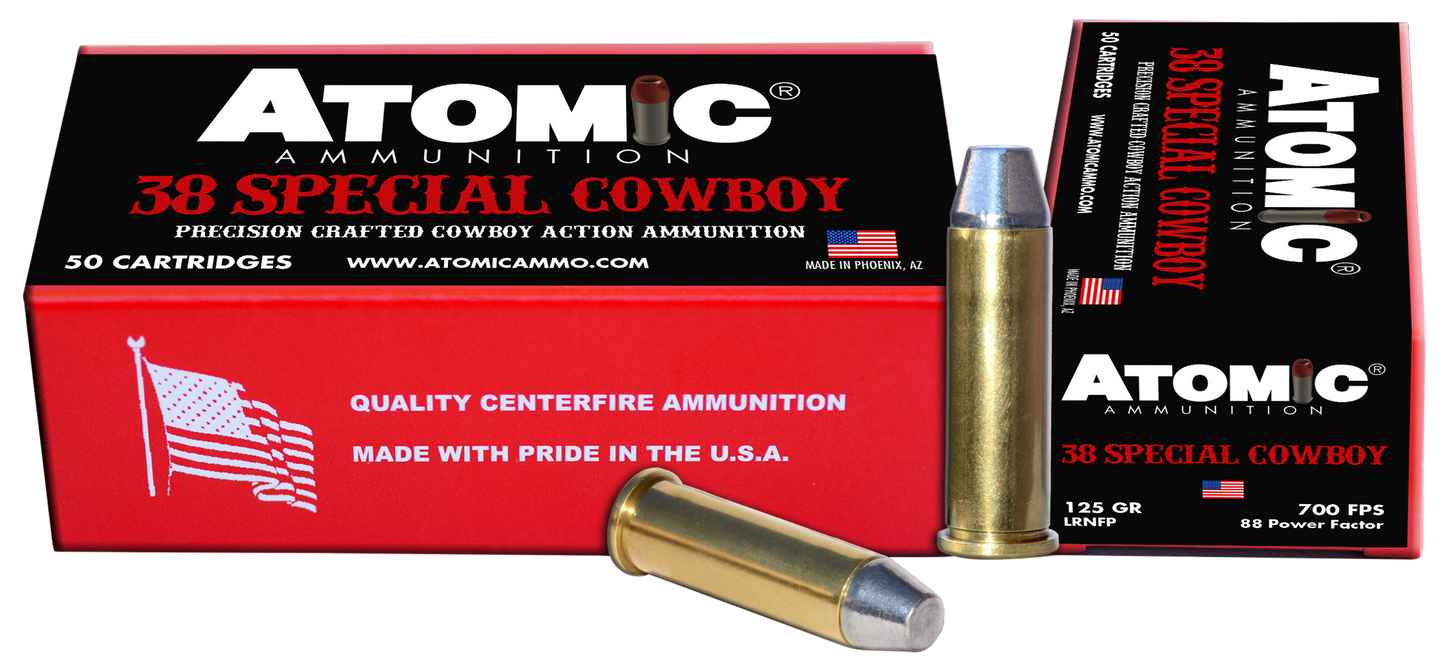 Atomic Cowboy Action, Atomic 00451 38spc Cwboy 125 Lrnfp           50-10