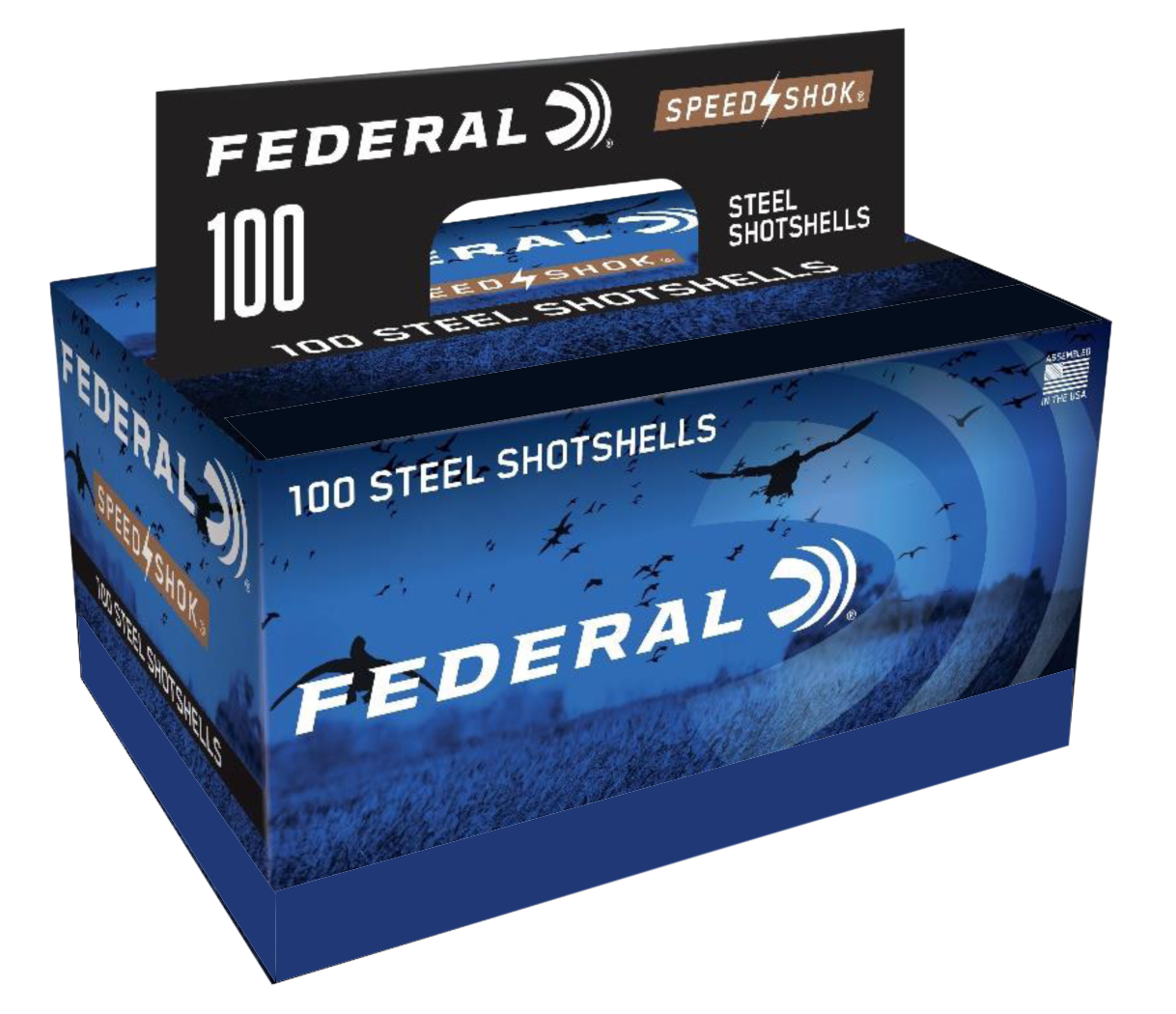 Federal Speed-shok, Fed Wf142100bb    Spdshk 12 3in 11/4 Stl     100/2