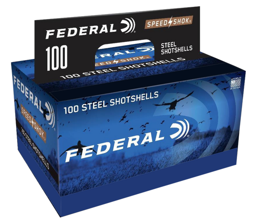 Federal Speed-shok, Fed Wf142100bb    Spdshk 12 3in 11/4 Stl     100/2