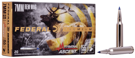 Federal Premium, Fed P7rta1         7mm Mg  155 Term Ascent   20/10