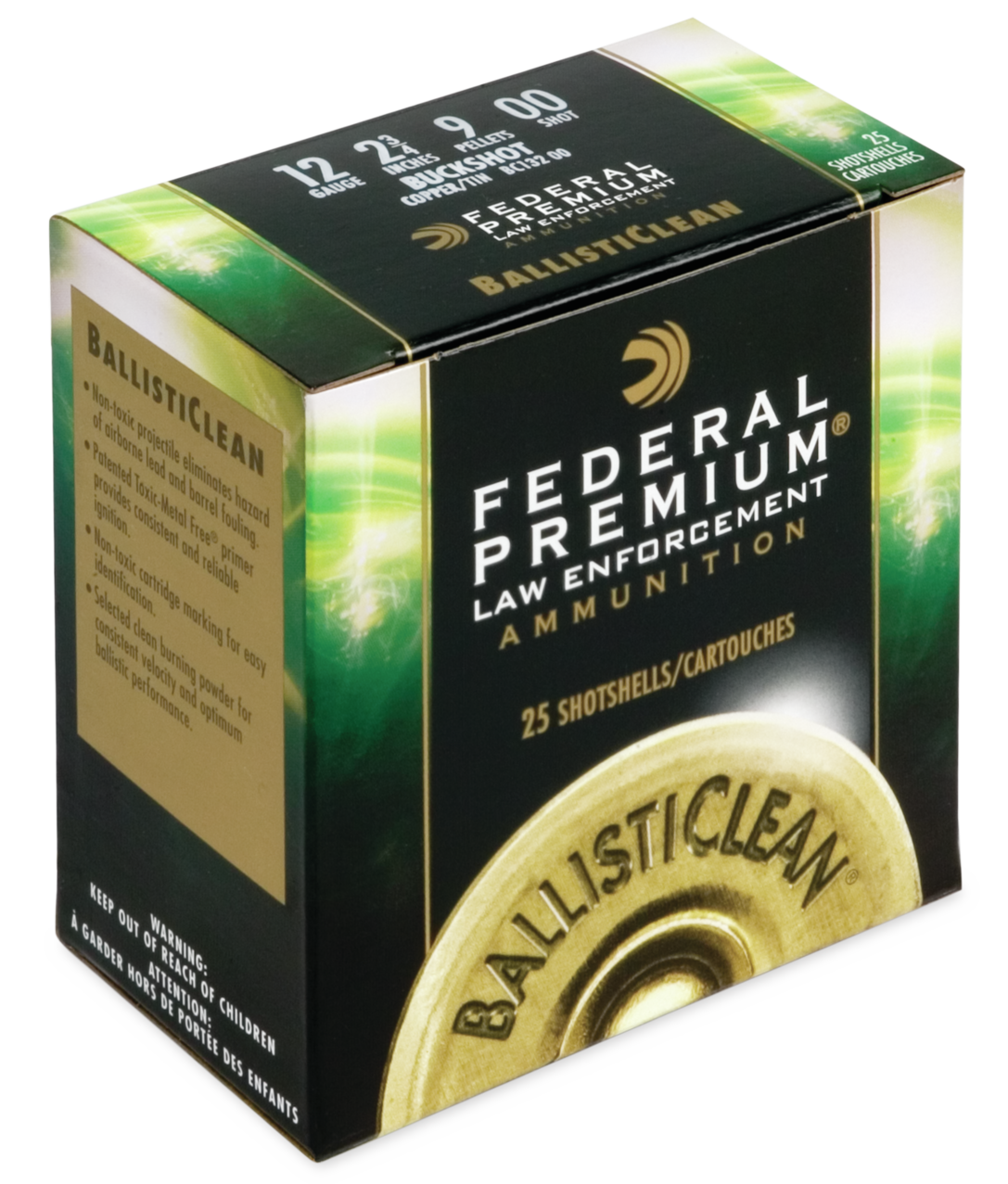 Federal Ballisticlean, Fed Bc13200              12 00 Buck          25/10