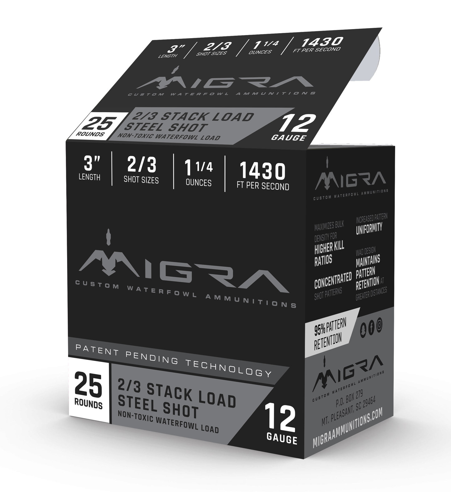 Migra Ammunition Combinational, Migra M12s23    Staxd           12 3in  2-3 25-10