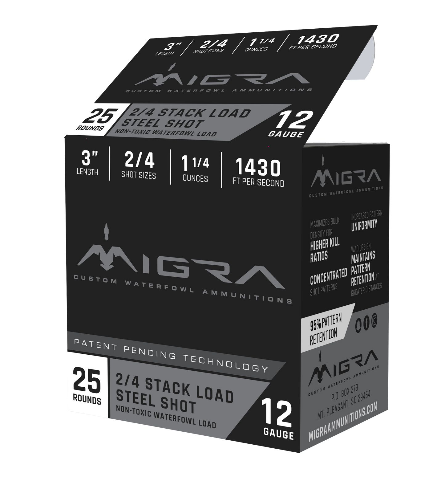 Migra Ammunition Combinational, Migra M12s24    Staxd           12 3in  2-4 25-10