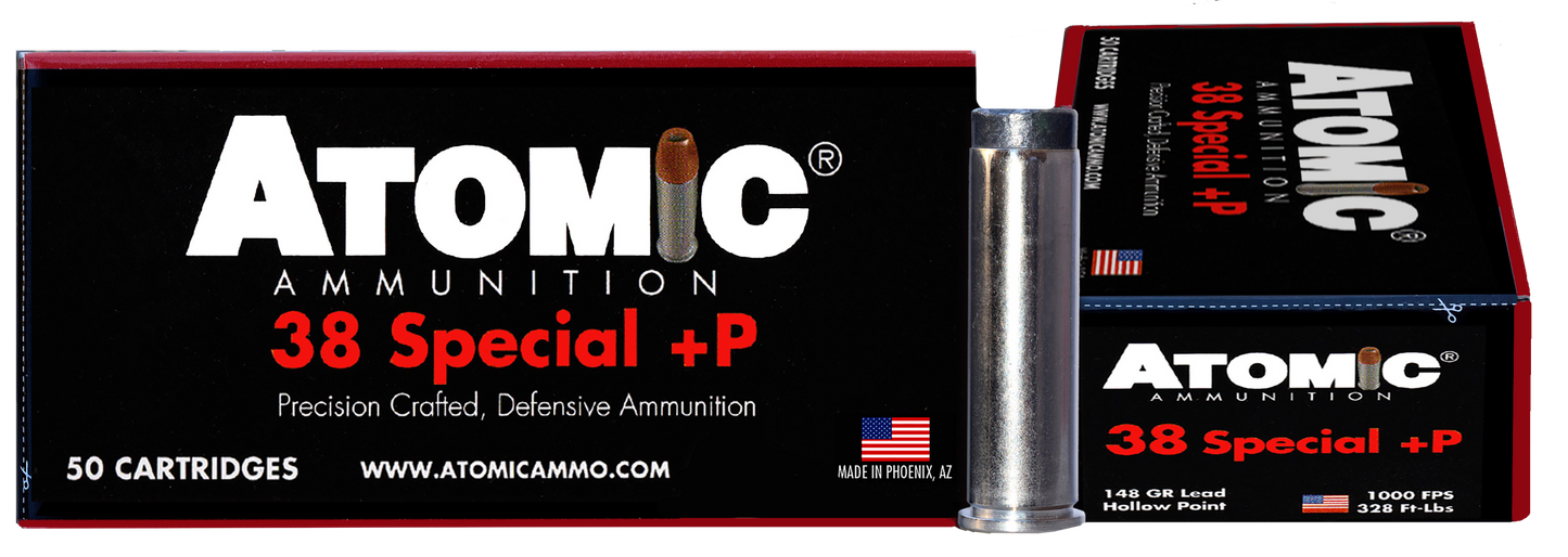 Atomic Pistol, Atomic 00419 38spc+p     148 Lead Hp         50/10