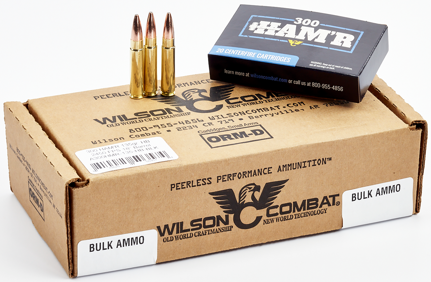 Wilson Combat Centerfire Rifle, Wils A300hmr-135-hb   300ham'r 135g Bonded   20/10